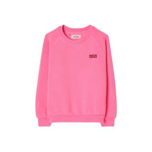 AMERICAN VINTAGE - SWEAT ENFANT IZUBIRD | ROSE FLUO
