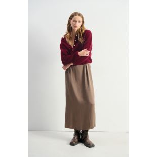 AMERICAN VINTAGE - CARDIGAN VITOW | CERISIER CHINÉ
