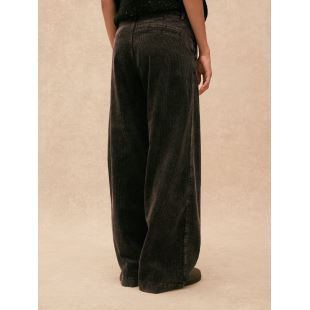 HOD PARIS - PANTALON PACIFIE VELOURS WASH | BLACK