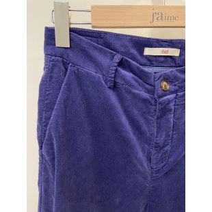 HOD PARIS - PANTALON PACIFIE VELOURS LISSE | DUSK
