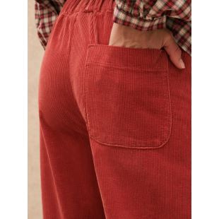 HOD PARIS - PANTALON LARGE JIMMY VELOURS | BRICK