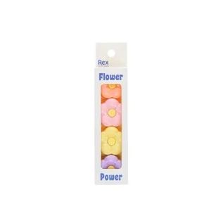 REX - SURLIGNEURS EMPILABLES FLOWER POWER