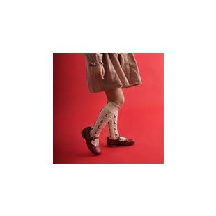 COLLEGIEN - CHAUSSETTES CERISE | DOUX AGNEAU