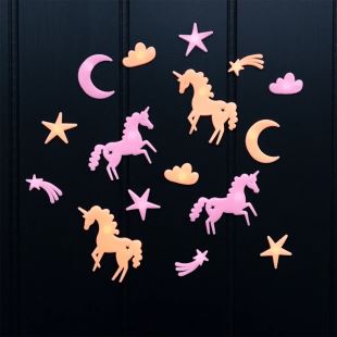 REX - LICORNE PHOSPHORESECENTES