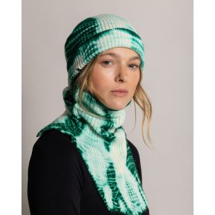 KOON CACHEMIRE - BONNET CACHEMIRE | VERT TYE AND DIE