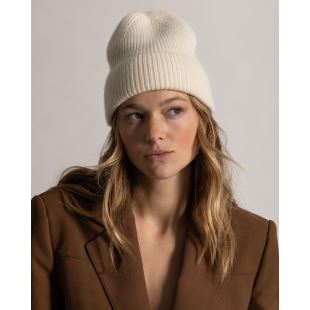 KOON CACHEMIRE - BONNET CACHEMIRE | ECRU