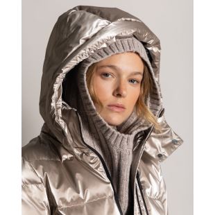 KOON CACHEMIRE - BIG HOOD BEIGE X VERONIKA LOUBRY