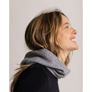 KOON CACHEMIRE - CAGOULE CACHEMIRE | GRIS