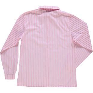 POUDRE ORGANIC - CHEMISE CAPUCINE | RAYURES ROSE