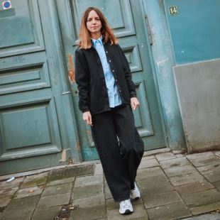 POUDRE ORGANIC - CHEMISE CAPUCINE | RAYURES BLEU