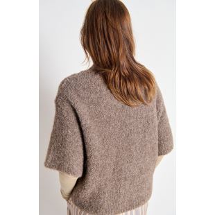 AMERICAN VINTAGE - PULL ZOLLY | TAUPE CHINÉ