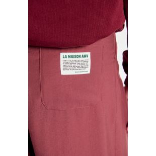 AMERICAN VINTAGE - PANTALON BALLOON LANOW | CERISIER