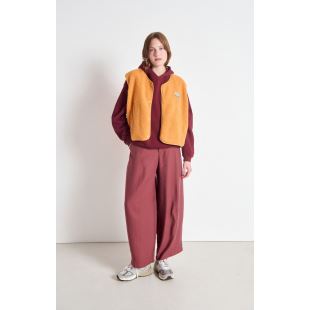 AMERICAN VINTAGE - PANTALON BALLOON LANOW | CERISIER