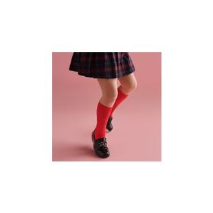 COLLEGIEN - CHAUSSETTES HAUTES | COQUELICOT