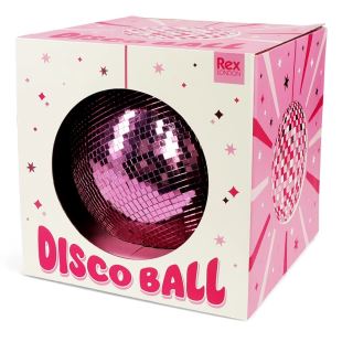 REX - BOULE DISCO 20 CM | ROSE