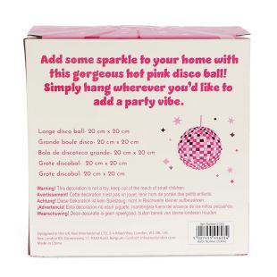 REX - BOULE DISCO 20 CM | ROSE