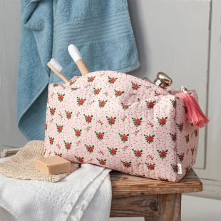 REX - TROUSSE DE TOILETTE MATELASÉE | FRENCH ROSE
