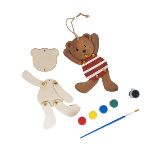 EGMONT TOYS - OURS PANTIN EN BOIS A PEINDRE