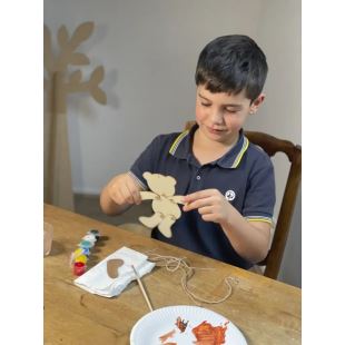 EGMONT TOYS - OURS PANTIN EN BOIS A PEINDRE