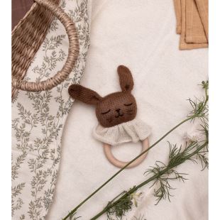 MAIN SAUVAGE - ANNEAU DE DENTITION LAPIN | NOISETTE