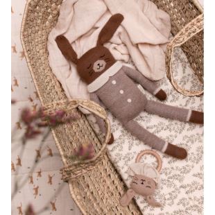 MAIN SAUVAGE - ANNEAU DE DENTITION LAPIN | SABLE