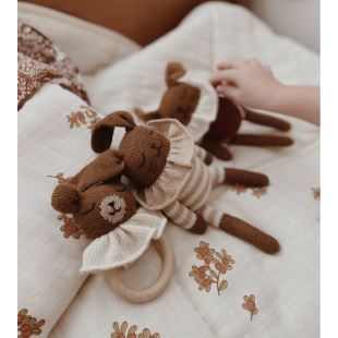 MAIN SAUVAGE - ANNEAU DE DENTITION OURSON | NOISETTE