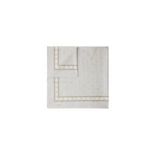 SOEUR - FOULARD GRIS CLAIR & BLANC