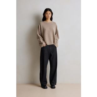 HOD PARIS - PANTALON BARREL NOIR