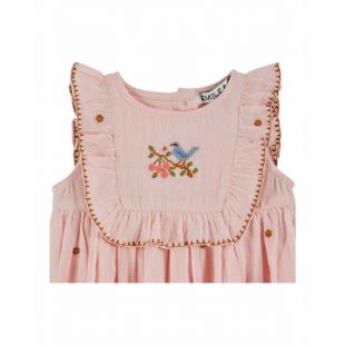 EMILE ET IDA - ROBE BRODÉE | MACARON