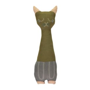 CAMOMILE LONDON - PELUCHE CHAT MOSS & SLATE