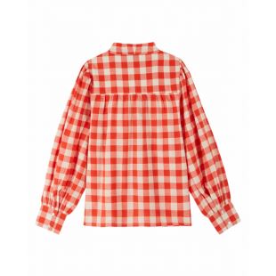 EMILE & IDA - LIGNE FEMME - BLOUSE DIVA | VICHY ROUGE