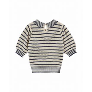EMILE & IDA - LIGNE FEMME - PULL DAUPHIN | RAYURE MARINA