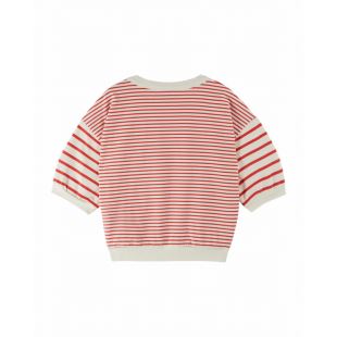 EMILE & IDA - LIGNE FEMME - SWEAT DORI | MARIN ROUGE