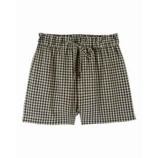 EMILE & IDA - LIGNE FEMME - SHORT VICHY NOIR