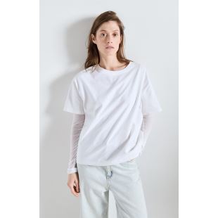 AMERICAN VINTAGE - TEE SHIRT FIZVALLEY | BLANC