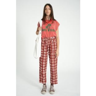 SISTERS DEPARTMENT - PANTALON ROUGE | FLEURS