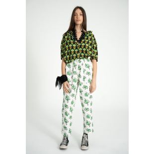 SISTERS DEPARTMENT - BLOUSE | GREEN FOWERS