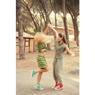 SISTERS DEPARTMENT - BLOUSE | GREEN FOWERS