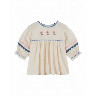 EMILE ET IDA - BLOUSE CRÈME