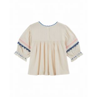 EMILE ET IDA - BLOUSE CRÈME