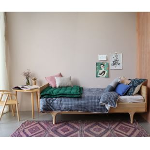 CAMOMILE LONDON - HOUSSE DE COUETTE IKAT CHECK