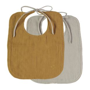 CAMOMILE LONDON - 2 X BAVOIR RECTO/VERSO OCHRE/SLATE