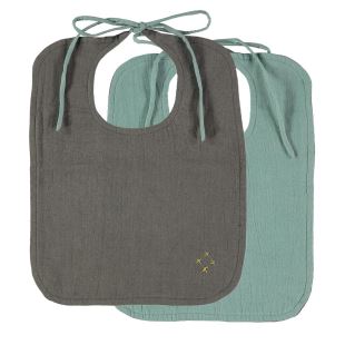 CAMOMILE LONDON - 2 X BAVOIR RECTO/VERSO OCHRE/SLATE