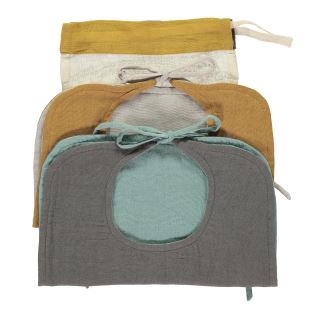 CAMOMILE LONDON - 2 X BAVOIR RECTO/VERSO OCHRE/SLATE