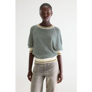 BELLEROSE - SWEAT ANGLET RAYURES