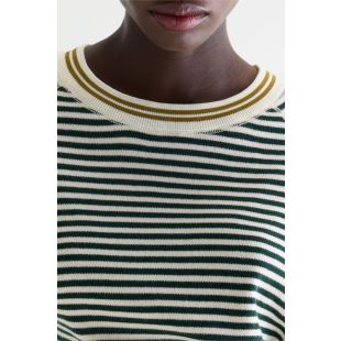 BELLEROSE - SWEAT ANGLET RAYURES