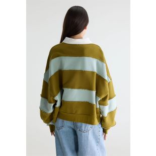 BELLEROSE - SWEAT POLO FUREN | KAKI