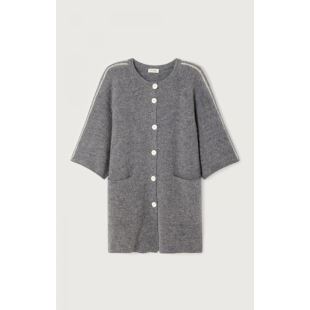 AMERICAN VINTAGE - GILET VITOW | ACIER CHINÉ