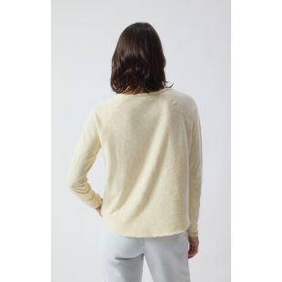 AMERICAN VINTAGE - TEE SONOMA ML COL BATEAU | VANILLE VINTAGE