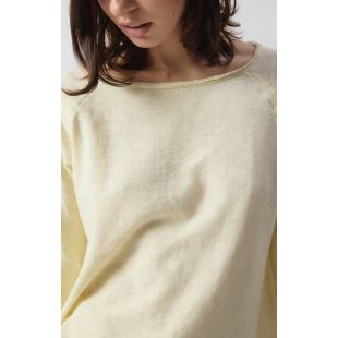 AMERICAN VINTAGE - TEE SONOMA ML COL BATEAU | VANILLE VINTAGE